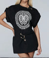 SAFETY PIN TSHIRT DRESS